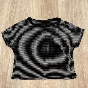 Zara Striped Cropped Top